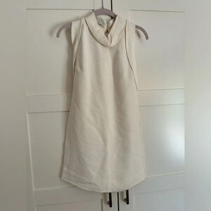 Stella Mcartney cream ivory cocktail shift dress size EU 36 women's small